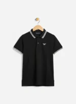 پولوشرت تک جودون مشکی بچگانه Emporio Armani - Image 2