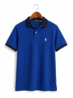 پولو شرت مردانه polo ralph lauren آبی کاربنی - Image 2