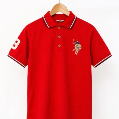 پولوشرت پسرانه قرمز US.POLO.ASSN