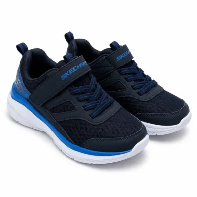 کتونی بچگانه SKECHERS مدل چسبی سرمه ای/آبی